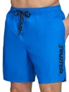 Starter Men's  Core Volley Flat Front Shorts In Royal Blue