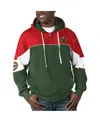 Starter Men's  Green, Red Minnesota Wild Power Forward Full-zip Hoodie In Green,red