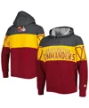 Starter Men's  Heather Charcoal, Burgundy Washington Commanders Extreme Pullover Hoodie In Heather Charcoal,burgundy