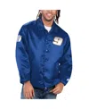 Starter Royal Chase Elliott Option Route Full-snap Coaches Jacket In Royal