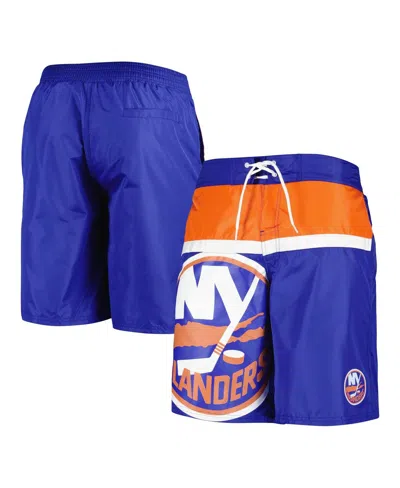 Starter Men's  Royal New York Islanders Sea Wind Swim Trunks