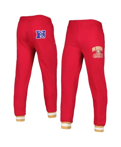 Starter Men's  Scarlet San Francisco 49ers Blitz Fleece Jogger Pants