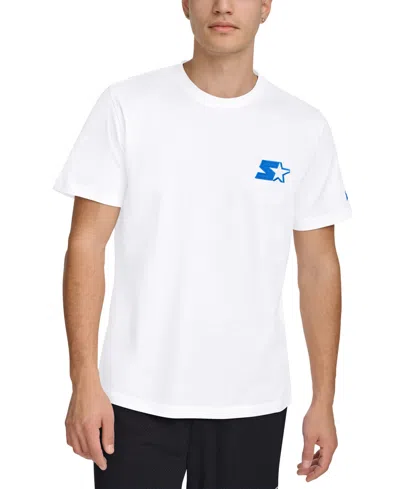 Starter Men's Sunset Beach Regular-fit Logo Graphic T-shirt In White