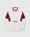 Starter Men's Tampa Bay Buccaneers The Breakaway Nylon Half-zip Jacket In White In White