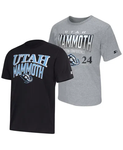 Starter Men's Utah Mammoth Graphic Vintage T-shirt, 2-piece Set In Multi