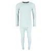 Starter Men's Waffle Weave Thermal Long John Top And Bottom Set In Grey