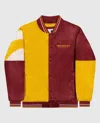 Starter Men's Washington Commanders Varsity Satin Full-snap  Jacket In Gold/burgundy In Multi