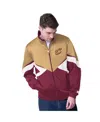 Starter Men's Wine Cleveland Cavaliers Rush Applique Full-zip Track Jacket In Multi