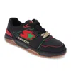 Starter Mens Fast Break Low Genuine Leather Casual Lace Up Sneaker Shoe In Multi