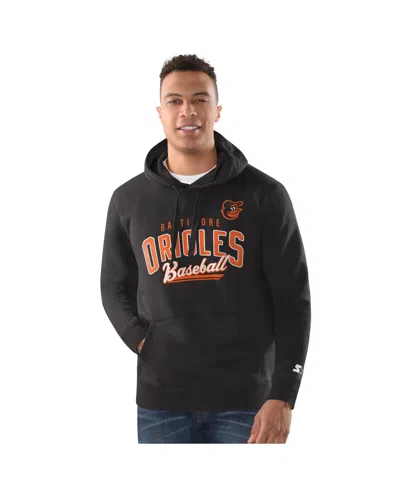 Starter Men'sâ Black Baltimore Orioles Classic Pullover Hoodie