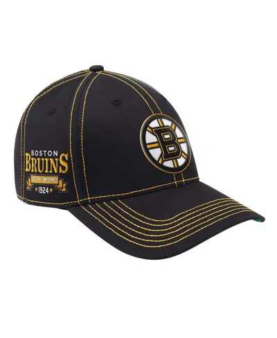 Starter Men's Black Boston Bruins Sphere Ii Adjustable Hat
