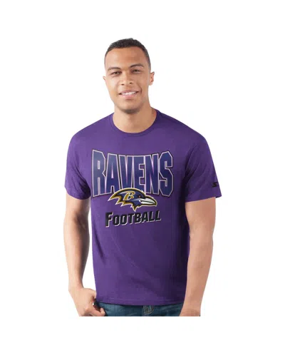 Starter Men'sâ Purple Baltimore Ravens Prime Time T-shirt