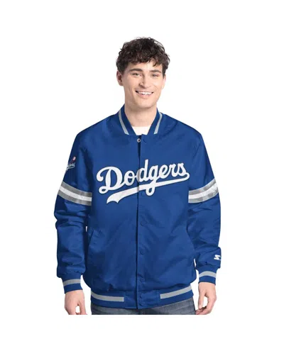 Starter Royal Los Angeles Dodgers Scout Full-snap Varsity Jacket
