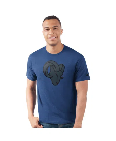 Starter Men'sâ Royal Los Angeles Rams Prime Time T-shirt In Blue