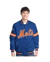 Starter Royal New York Mets Scout Full-snap Varsity Jacket In Blue