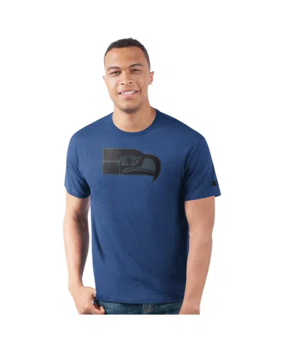 Starter Men'sâ Royal Seattle Seahawks Prime Time T-shirt In Blue