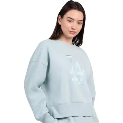 Starter Mint Los Angeles Dodgers Pastels Boxy Fleece Sweatshirt In Green