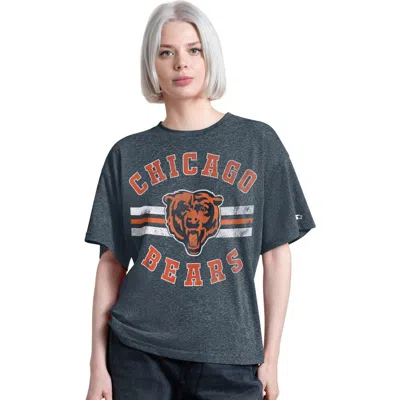 Starter Navy Chicago Bears Jump Shot Boyfriend Tri-blend T-shirt