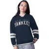 Starter Navy Dallas Cowboys Bump And Run Long Sleeve Hoodie T-shirt In Navy