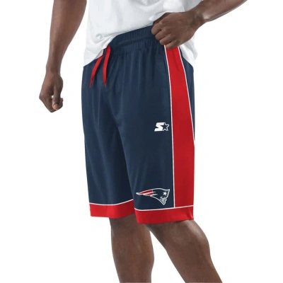 Starter Navy/red New England Patriots Fan Favorite Fashion Shorts