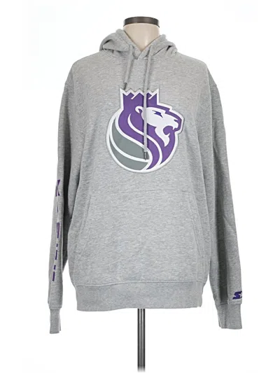 Pre-owned Starter Pullover Hoodie In Silver