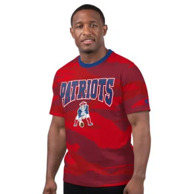 Starter Red New England Patriots Thursday Night Gridiron Classics Vintage Logo T-shirt