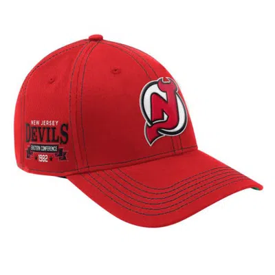 Starter Red New Jersey Devils Sphere Ii Curved Starfit Adjustable Hat