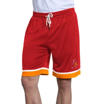 Starter Red Tampa Bay Buccaneers Throwback Power Play Mesh Shorts