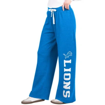 Starter Royal Detroit Lions Field Wide Leg Sweatpants