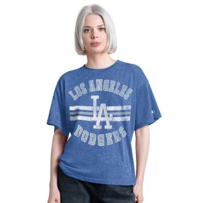 Starter Royal Los Angeles Dodgers Jump Shot Boyfriend Tri-blend T-shirt