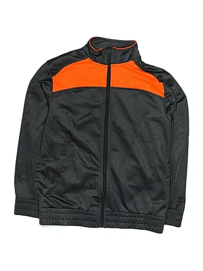 Pre-owned Starter Kids' Track Jacket In Gray