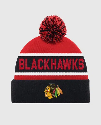 Starter Unisex Chicago Blackhawks Pom Beanie In Red