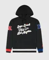 Starter Unisex Fit Super Bowl Lvi Pullover Hoodie In Black In Black