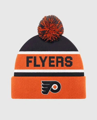 Starter Unisex Philadelphia Flyers Pom Beanie In Orange In Red