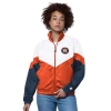 Starter White/orange Houston Astros Teamwork Raglan Full-zip Track Jacket In Multi