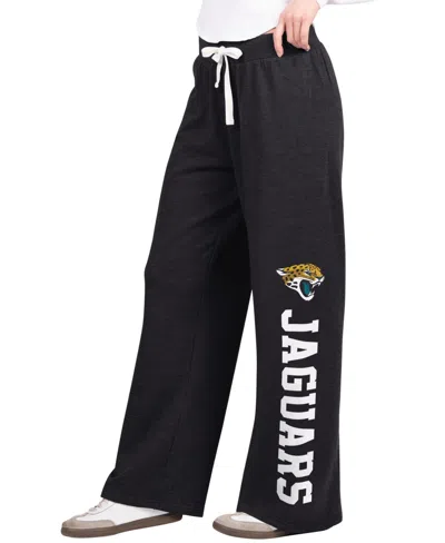 Starter Women's Black Jacksonville Jaguars Field Wide Leg Sweatpants
