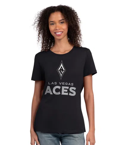 Starter Women's Black Las Vegas Aces Wnba 30th Anniversary Scoop Neck T-shirt