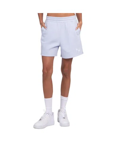 Starter Women's Blue Golden State Warriors Pastel High Waisted Shorts