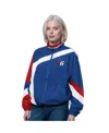 Starter Women's Blue/red Philadelphia 76ers 1st Quarter Full-zip Jacket In Blue