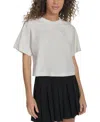 Starter Short Sleeve Crop T-shirt In Egret