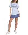 Starter Women's Cotton Retro Tennis Graphic T-shirt In Blue