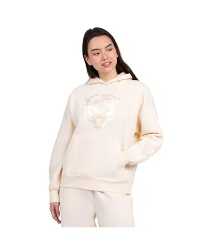 Starter Women's Cream Chicago Bears Pastels Relaxed Travel Hoodie In White