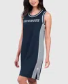 Starter Women's Dallas Cowboys Slam Dunk Tank Dress In Navy In Blue