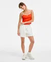 Starter Women's Geo-print Jacquard Pull-on Shorts
