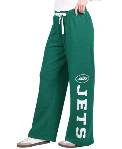 Starter Women's Green New York Jets Field Wide Leg Sweatpants