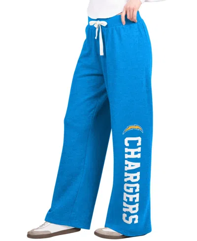 Starter Women's Light Blue Los Angeles Chargers Field Wide Leg Sweatpants