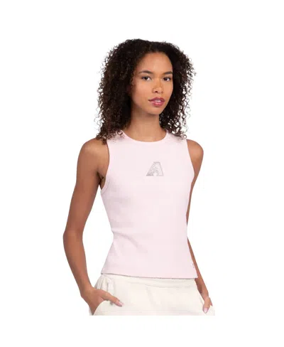 Starter Women's Light Pink Arizona Diamondbacks Pastels Ribbed Tank Top
