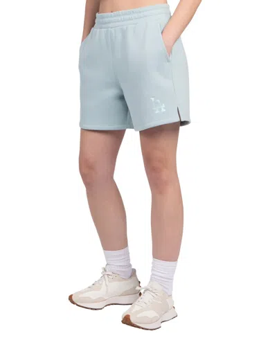 Starter Women's Mint Los Angeles Dodgers Pastel High Waisted Shorts In Blue