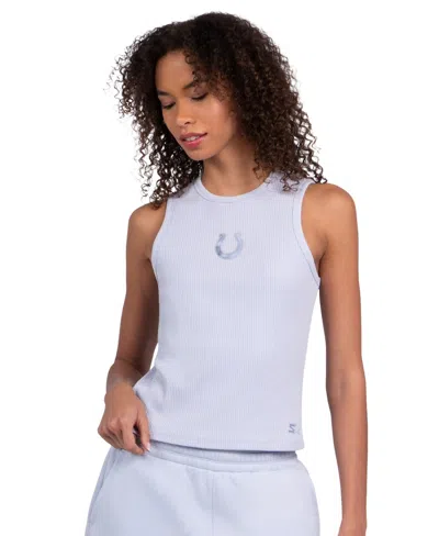 Starter Women's Pastel Blue Indianapolis Colts Travel Pastels Cropped Tank