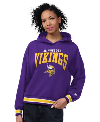 Starter Women's Purple Minnesota Vikings Home Plate Hoodie